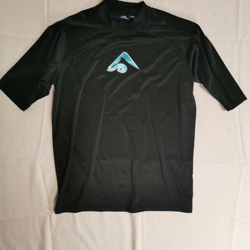 Kanu Men's Black Surf Beach Shirt XXL